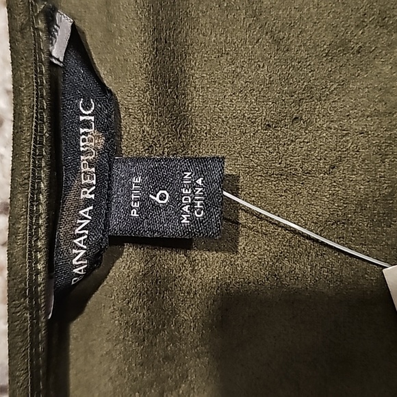 NWT Banana Republic sz 6P green dress - Picture 3 of 14